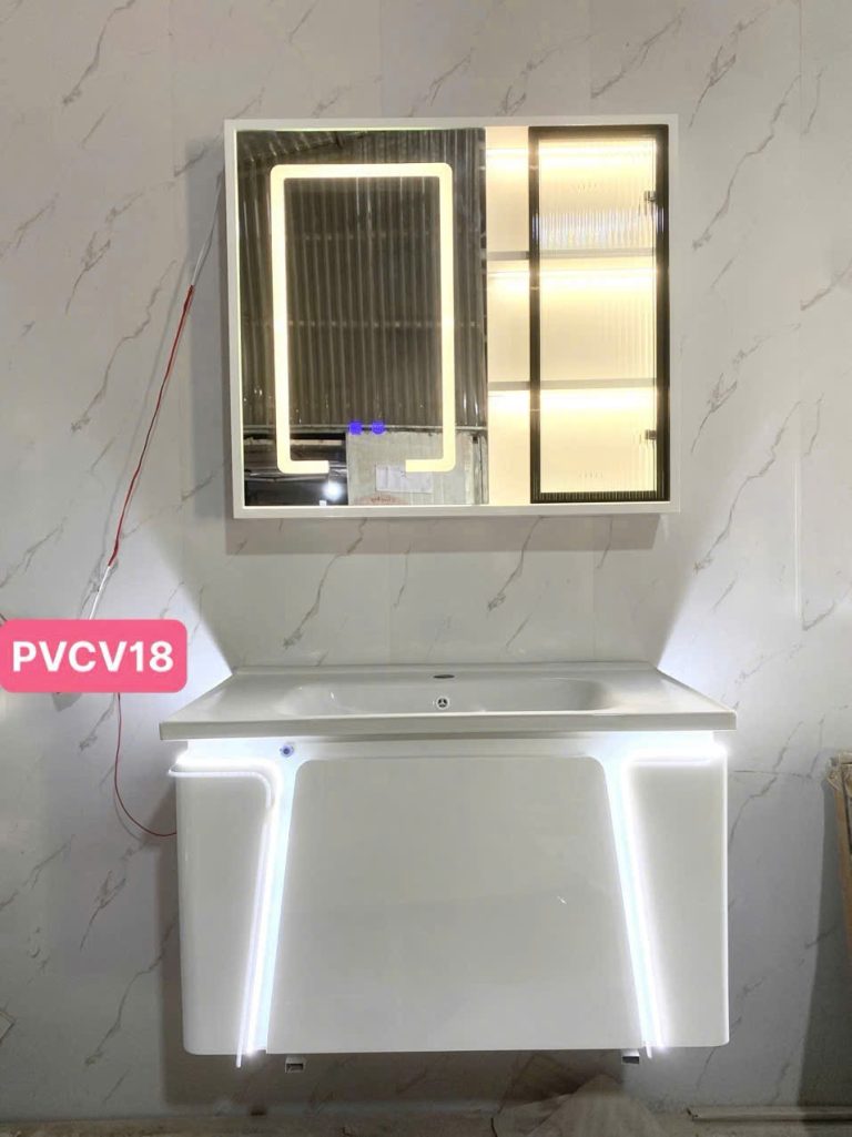 Tủ lavabo PVC V18