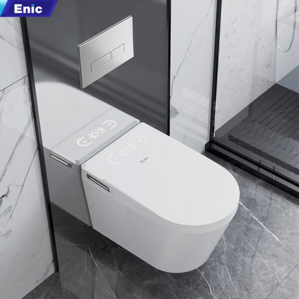 Bồn cầu thông minh treo tường Enic Smart H - Ảnh 3